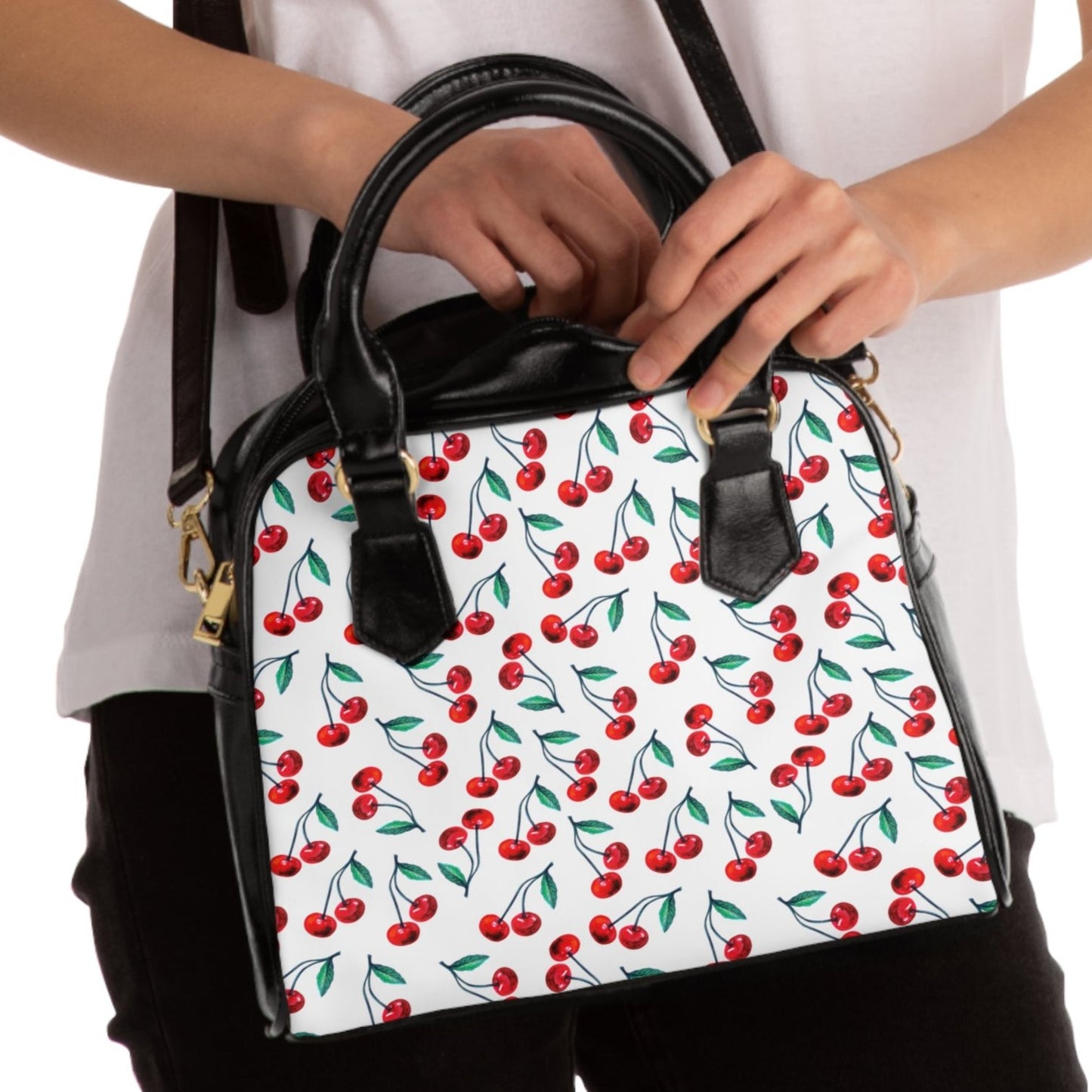 Cherry Shoulder Handbag