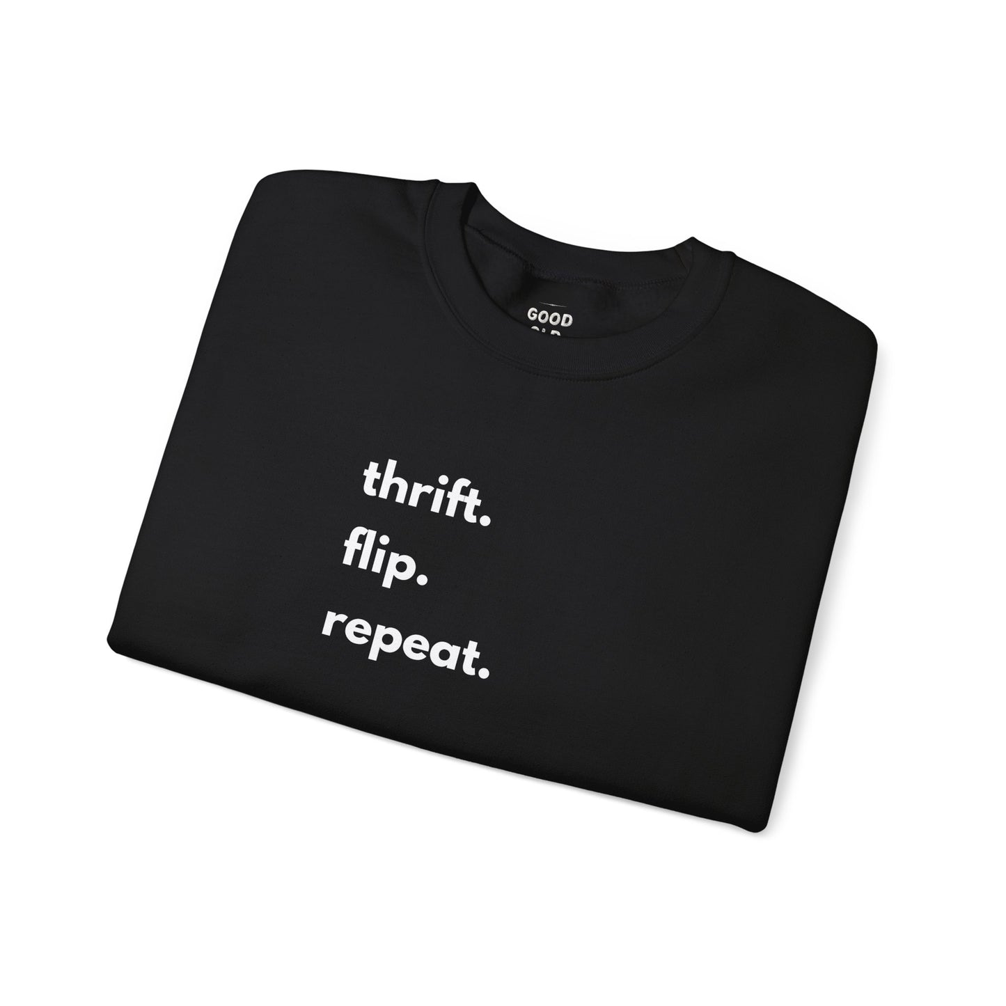 Thrift Flip Repeat Crewneck Sweatshirt