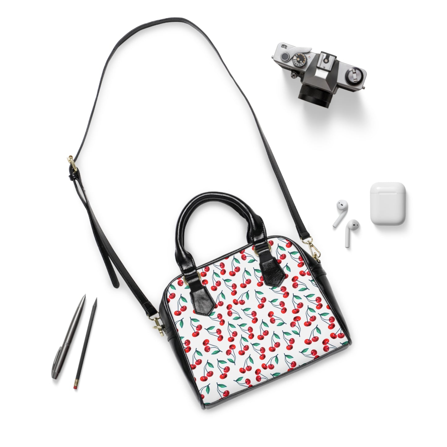 Cherry Shoulder Handbag