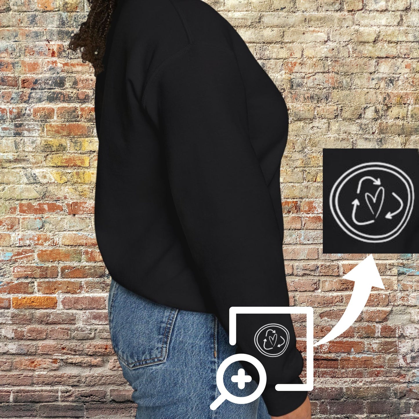 Thrift Flip Repeat Crewneck Sweatshirt