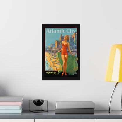 Atlantic City Vintage Poster