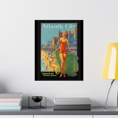 Atlantic City Vintage Poster