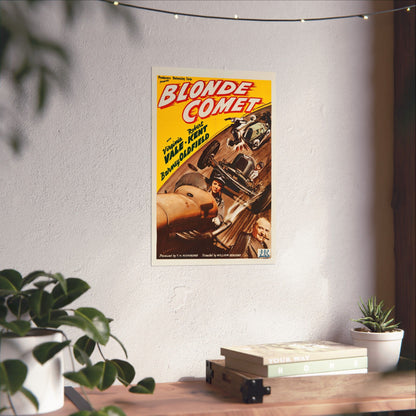 The Blonde Comet Vintage Poster