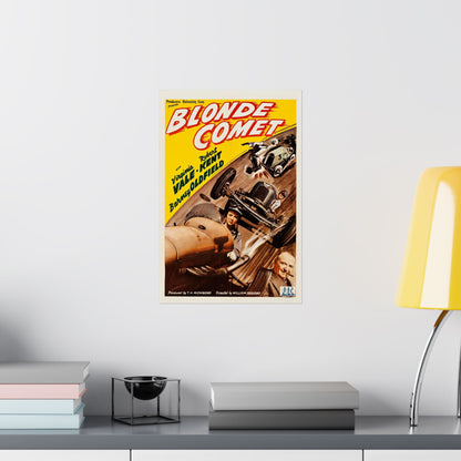 The Blonde Comet Vintage Poster