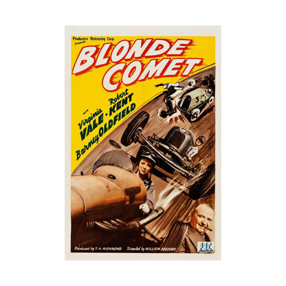 The Blonde Comet Vintage Poster