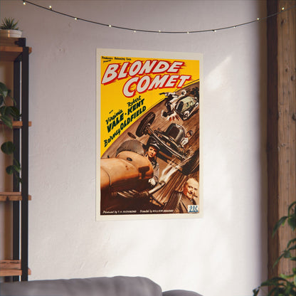 The Blonde Comet Vintage Poster