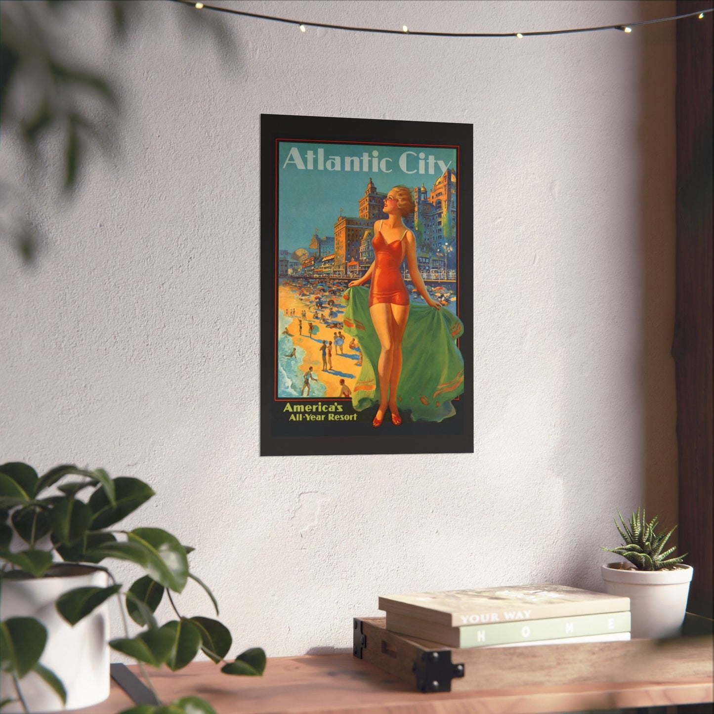 Atlantic City Vintage Poster