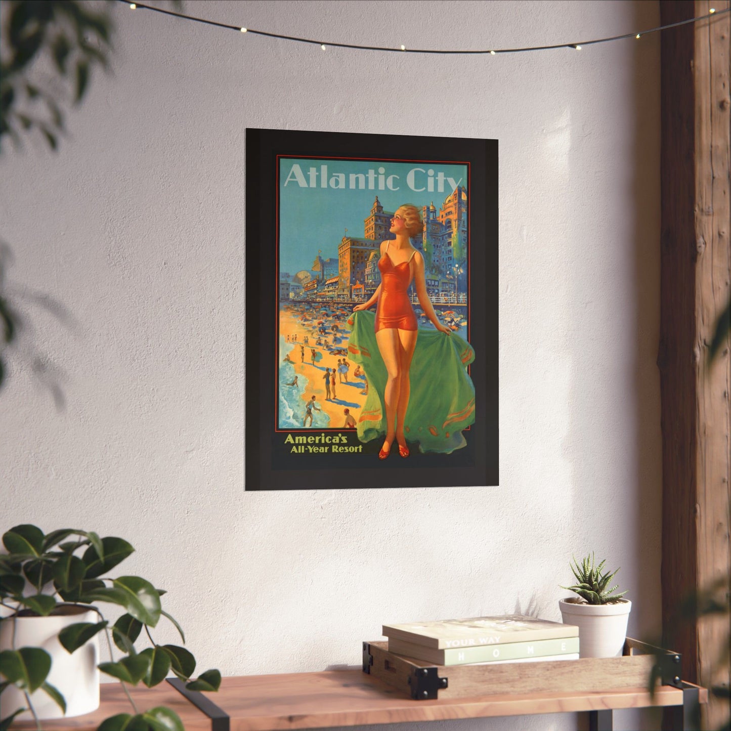 Atlantic City Vintage Poster