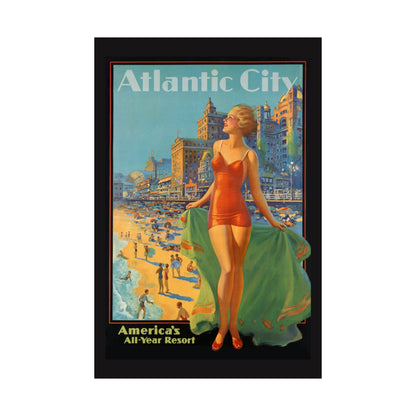 Atlantic City Vintage Poster