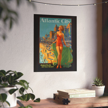 Atlantic City Vintage Poster