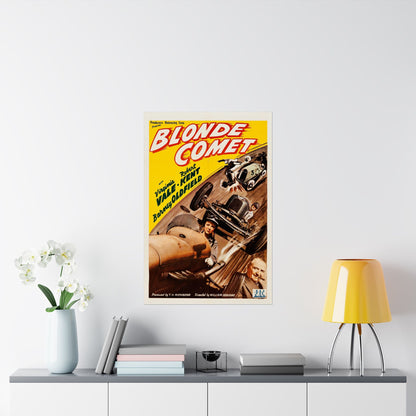 The Blonde Comet Vintage Poster