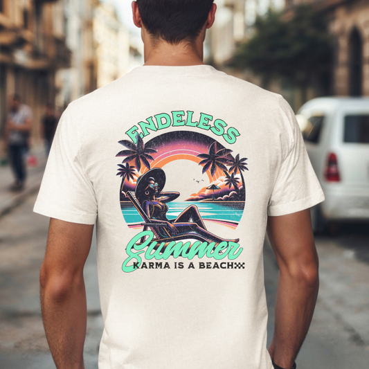 Karma is a Beach T-shirt