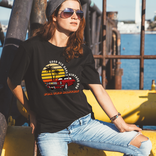 Muscle Car Sunset Tshirt